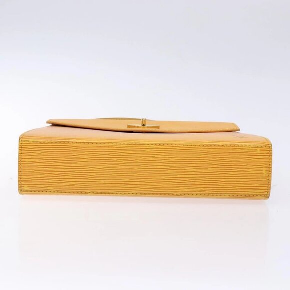 LOUIS VUITTON Epi Malesherbes Hand Bag Tassili Yellow Jonne - Picture 4 of 14